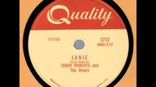 Terry Roberts & The Deans - Janie 78 RPM Record