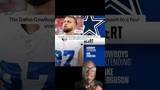 The Dallas Cowboys signed Jake Ferguson to a four-year, $52 million dollar extension