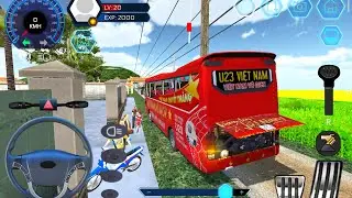 Bus Simulator Vietnam: Bus Driving in Village - Bus Game Android Gameplay