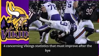 🏈 Vikings News: 4 Ugly Stats We MUST Fix to Conquer the Playoffs! 💪🟣