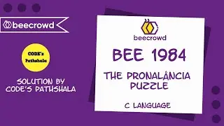 Beecrowd Problem 1984 - 