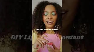 DIY Lip Scrub Content   #beauty #makeup #content