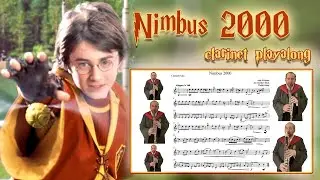 Nimbus 2000 | Clarinet PlayAlong With Sheet Music  | CLARTET ALONG |