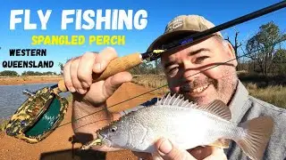 Fly Fishing Spangled Perch in Western Queensland