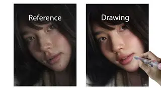 Skin tone - Multicolor ballpoint pen/Drawing Portraits/Time-lapse.