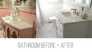 LIGHT + BRIGHT BATHROOM MAKEOVER 🌿