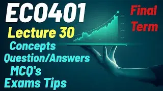 Eco401 Short lecture No.30 | Final Term