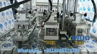 Ice Cup Filling  Sealing Machine  Automatic Ice Cream, Yogurt, Jelly, Milkshake Cup Packaging