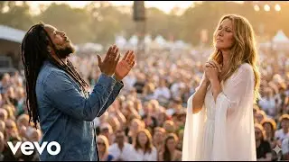 WAITING HERE FOR YOU - Stephen Marley x Celine Dion (official AI gospel lyrics video download)