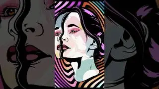 Amazing Girl Art #art #painting #paintingvideo