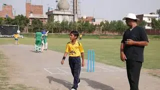 abdul rameez  blowing at ##abdul qaddar international cricket academy lahore