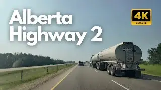I Drove Alberta Highway 2 to Red Deer and Found the BEST Scenic Route