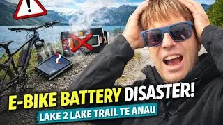 Lake 2 Lake Trail Te Anau - E Bike Disaster! E Bike Battery Locked in Facility.