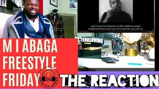 🇳🇬M I Abaga went in on this DRAKE beat | Freestyle friday by Stogie T | The Reaction