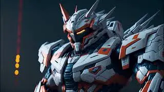 30 minutes of rock music with gundam robots