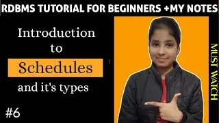 SCHEDULES IN TRANSACTIONS||TYPES OF SCHEDULES- SERIAL AND NON-SERIAL SCHEDULES.