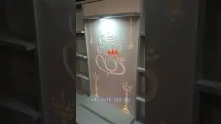 Luxury Mandir Made from Corian + WPC &ndash; Must Watch!  #mandirdesign #hometemple