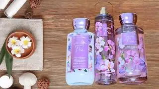 Bath & Body Works Sweet Pea Fine Fragrance Mist, Shower Gel and Lotion