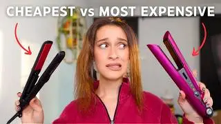 CHEAPEST VS MOST EXPENSIVE HAIR STRAIGHTENER