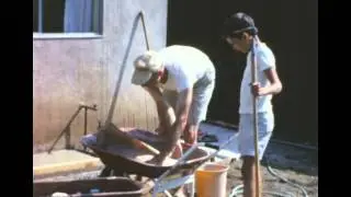 Vintage Home Movies, Mixing Cement, Costa Mesa, California in 1966