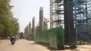 Lucknow Metro - Under Construction (Work In Progress) LMRC