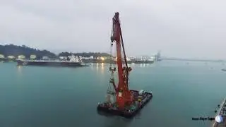 HEAVY-LIFT TRANSFORMERS USING FLOATING CRANE