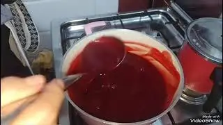 طريقة عمل مهلبية الرومان بالبنجر الاحمر من جو