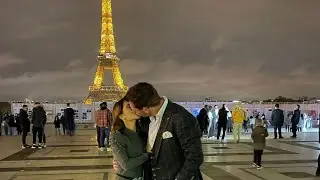 Dennis Schick turtelt mit neuer Frau in der Stadt der Liebe