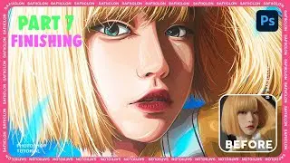 [ Vexel Art Tutorial ] Turn Photo To ANIME Character MANUALLY [ PART 7 - FINISHING ]