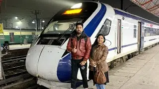 Travelling First Time In Vande Bharat Train😱 | Going To Vaishno Devi