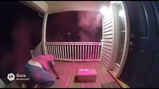 Instant Karma! Package Thief Gets Blasted With Pink Powder 💥📦