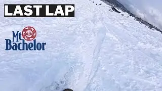 Последний круг спуска с горы Бачелор