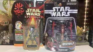 Destroyer Droid Comparisons 1998-2012 3.75&rdquo; Star Wars Action Figure Droideka Unboxing and Spotlight
