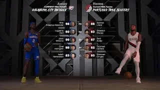 Crazy Ending to Oklahoma City Thunder @ Portland Trail Brazers
