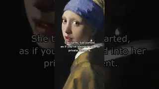 The Timeless Secret in Her Eyes #art #history #painting #shorts