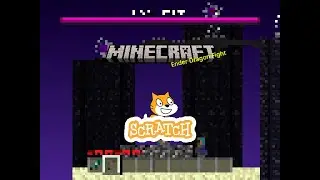 I made Minecraft ender dragon fight BUT IN SCRATCH (i regret this so much)