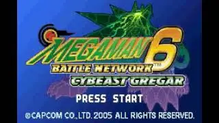Intro-Demo - Megaman - Battle Network 6: Cybeast Gregar (Europe, Game Boy Advance)