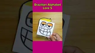 Brazilian Alphabet Lore S | DIY Papee Craft #shorts #brazilianalphabetlores