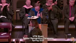 UTM Music Senior Recognition Ceremony Spring 2025
