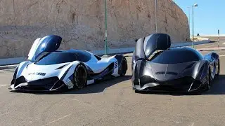 Devel Sixteen V8 production version in action on track | vehicle.com |