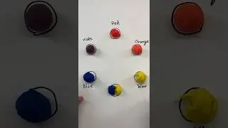 Let&rsquo;s mix colors! #playdoh Red, Blue and Yellow