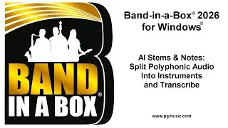 Band-in-a-Box&reg; 2026 AI Stems & Notes - DUBLADO