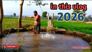 Real Village Life | Desi Tubewell Bath in Rural Pakistan