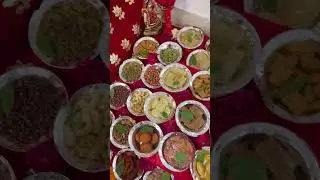 56 Bhog for Kanhaji &hearts;️😇✨ #chappanbhog  #janmashtamispecial #krishnajanmashtami #56bhog #bhog