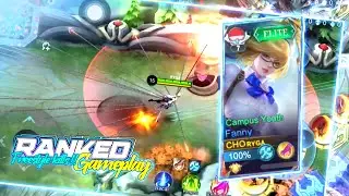 Fanny Campus Youth's old skin isn't so bad🔥|| Fanny : Ranked gameplay⚡️