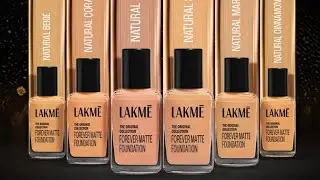 Lakme Forever Matte Foundation Shades guide