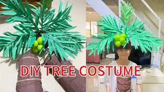 DIY tree costume | tree headdress