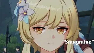 Lumine's Facial Expressions are Cute (Smug Lumine) | Genshin Impact