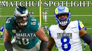 Jared Verse Vs Jordan Mailata Full Matchups 2024 | Matchup Spotlight | OL Vs DL
