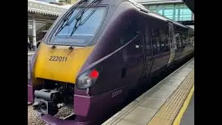 Sheffield Railway Station, East Midlands Railway, AI clip from a photo.